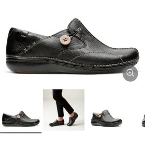 Clark’s Un-Loop shoe in black size 11